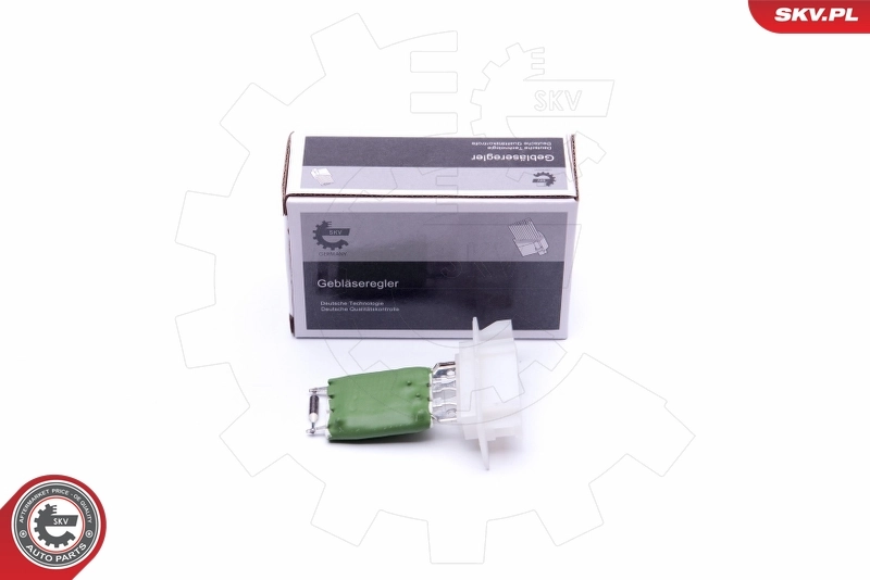 Resistor, interior blower